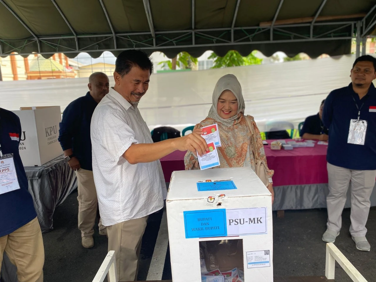 Sunggono Optimis Pemilu Ulang Kutai Kartanegara Berjalan Sukses Meski Cuaca Tak Menentu